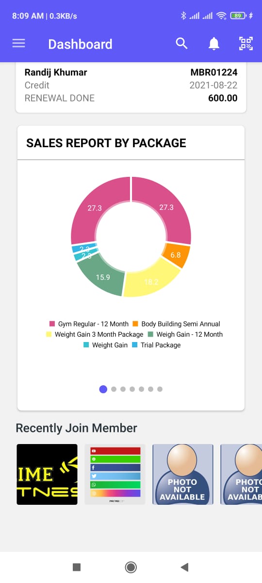 global gym software login page